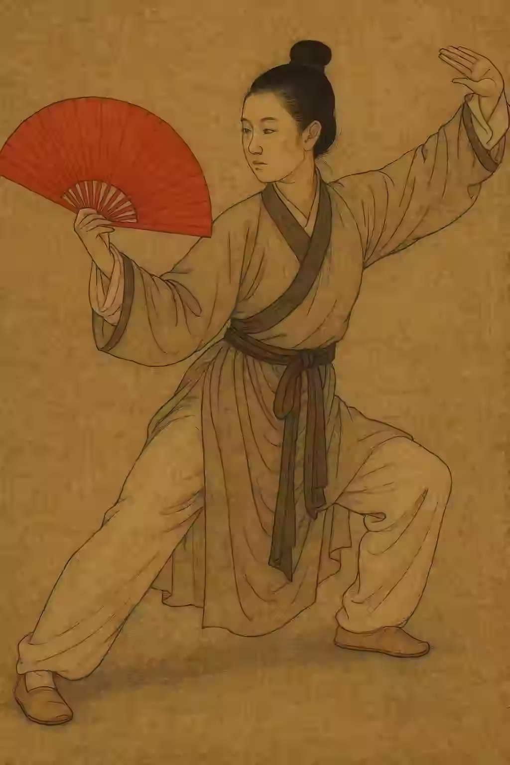Qian Kung Taiji Fan Practice