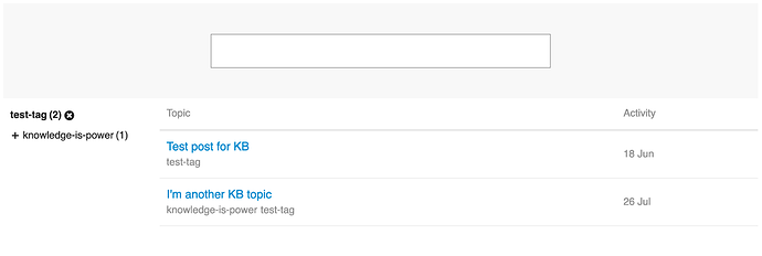 filter topics