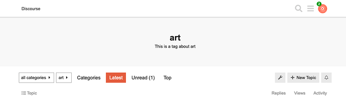 tag banner