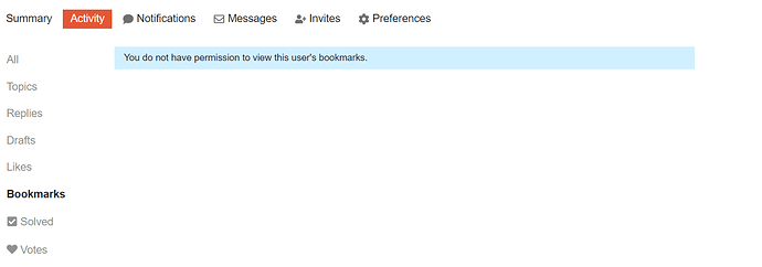 when bookmarks empty