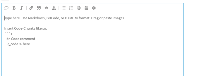 Platzhaltertext des R-Discourse-Boards