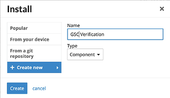 GSC Verification