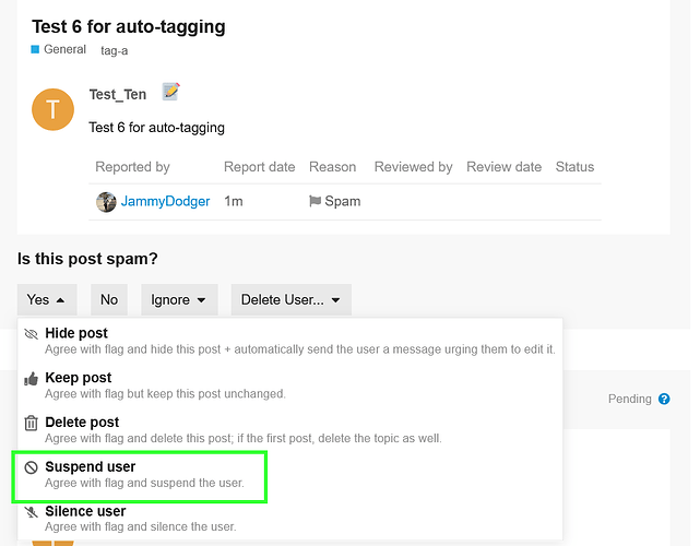 community flagged spam