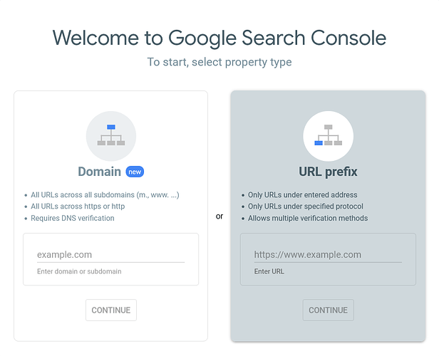 google search console
