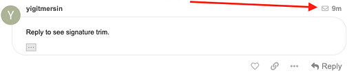 Email icon location