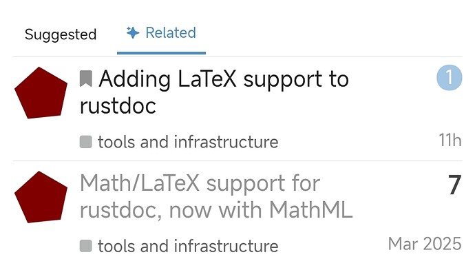 Suggested/Related text