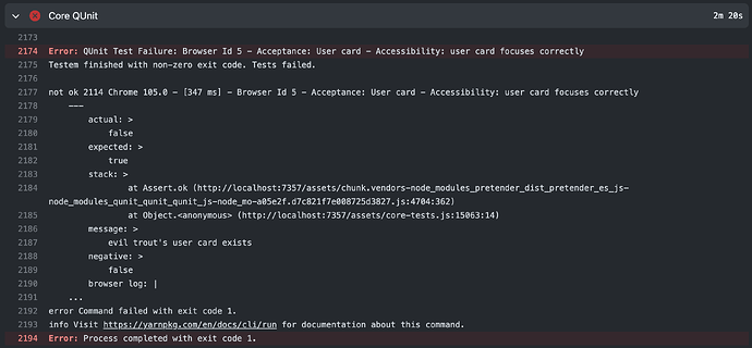 example failure