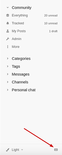 Screenshot 2022-11-16 at 13-18-13 Use CMD K Shortcut to Move Between All Focused Sidebar Options - feature - Discourse Meta