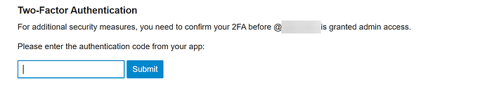 2FA confirmation