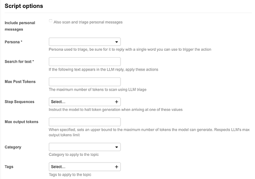 AI Triage automation settings 3