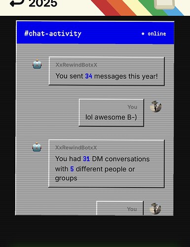 avatar utente corrente nella sezione chat