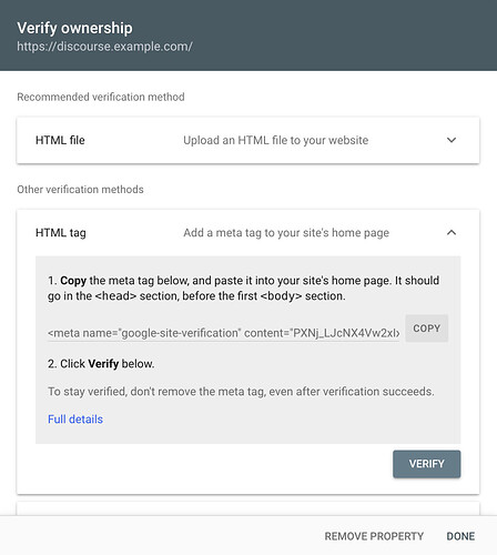 HTML verification