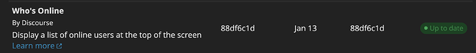 A imagem mostra um recurso Quem está online do Discord, que exibe uma lista de usuários online e seus nomes de usuário, com uma opção para saber mais sobre ele e um botão de atualização rotulado Atualizado. (Legenda da IA)