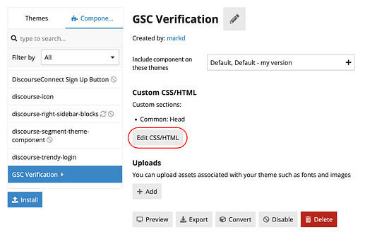 This image shows a user interface for the GSC (Google Search Console) Verification process, with a focus on the CCS (Custom CSS) feature. (Captioned by AI)