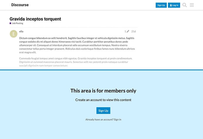 gated topic overlay