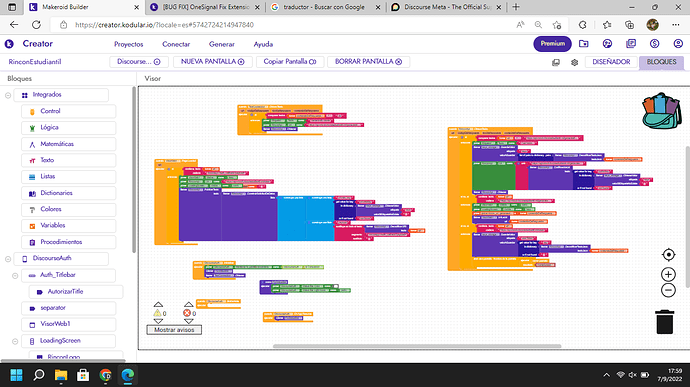 Kodular Block Editor