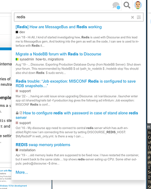 a lot more redis in results