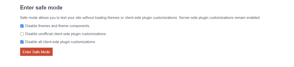 safe-mode