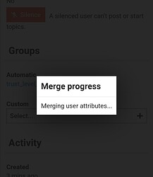 merge progress