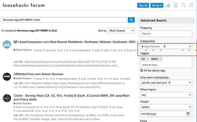 tag overflow search