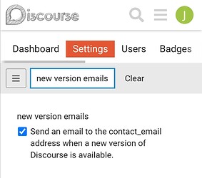 new version emails