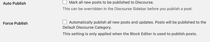 wp-discourse auto publish