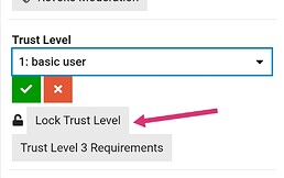 lock trust level