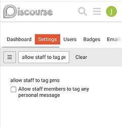 allow staff to tag pms