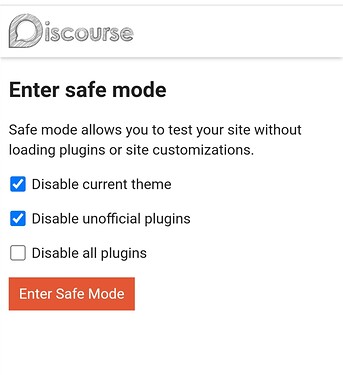 Safe-mode