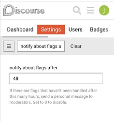 Benachrichtigen über Flags nach