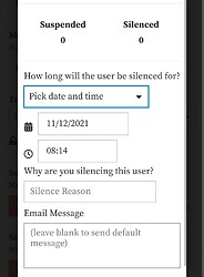 Silenced Menu