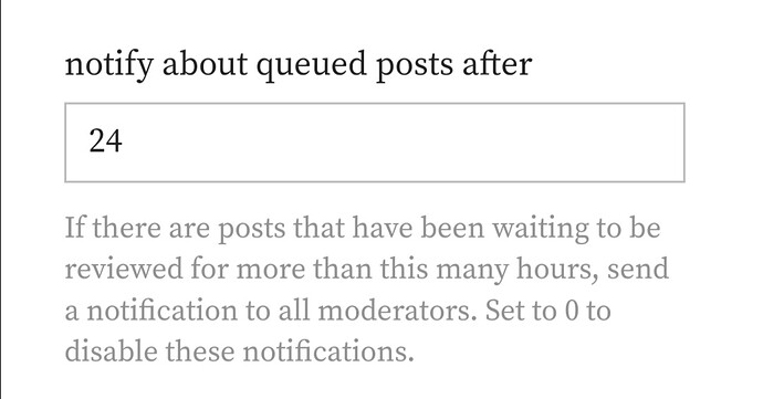 notify about queued posts after
