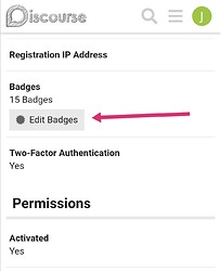 edit badges