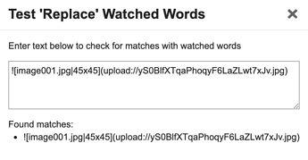 watched word test