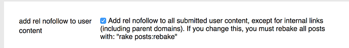 Paramètres Spam