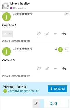 Filter reply - after