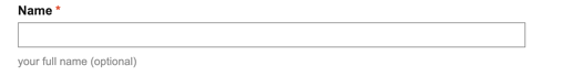 name-required-or-not