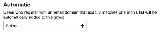 automatic group membership