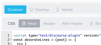 Theme Head