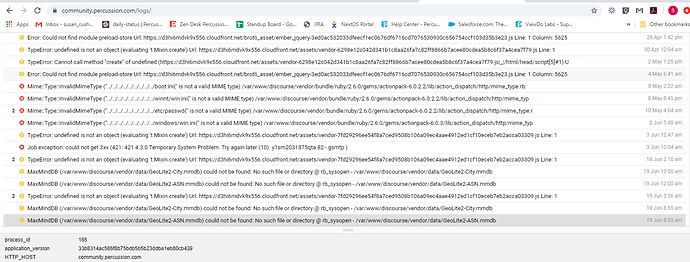 Discourse log