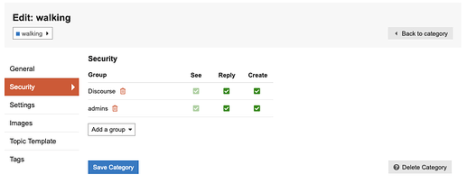 Custom Group Access
