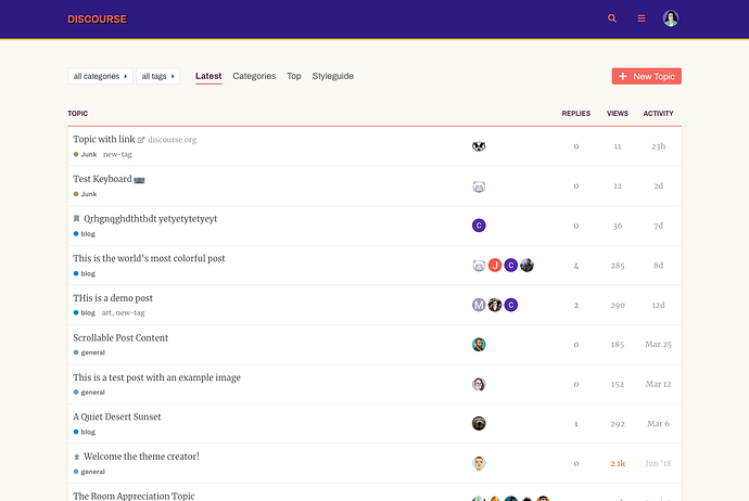hibiscus theme example