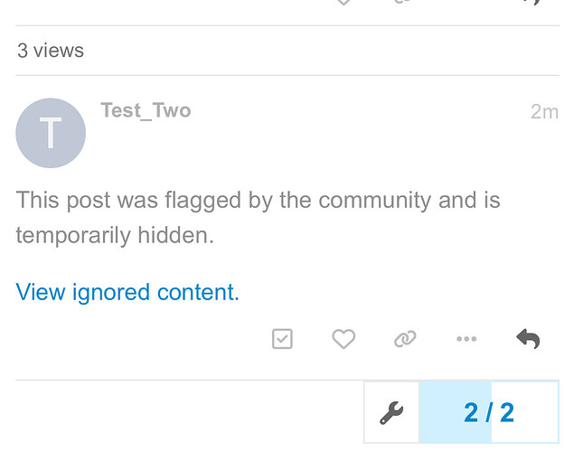 show ignored content