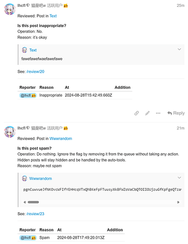 This image is a screenshot of a conversation with a user on a social media platform. The conversation is discussing the appropriateness of a post in a specific group.  (Captioned by AI)