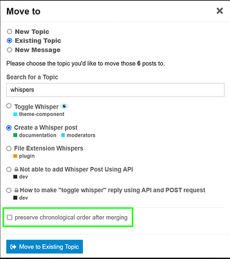preserve chronological order after merging