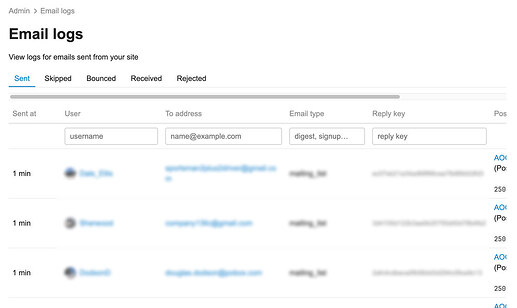 sent-email-log