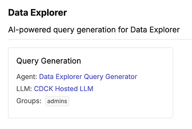 data explorer agent