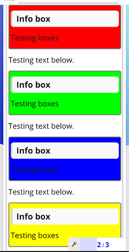 A imagem mostra uma interface de usuário colorida com várias categorias de caixas de informação. (Legenda da IA)