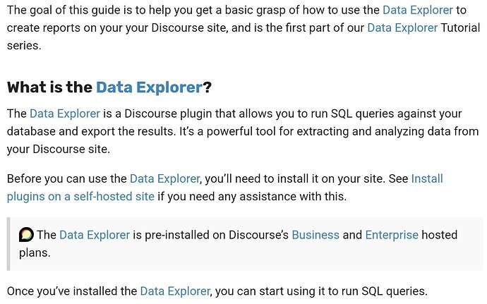 Auszug aus einem Leitfaden für Daten-Explorer mit vielen Links