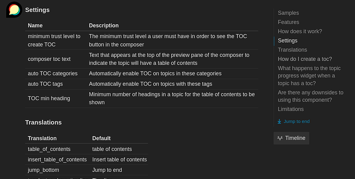 This image depicts a screenshot of a settings menu for a computer program, featuring a list of settings with their corresponding descriptions. (Captioned by AI)